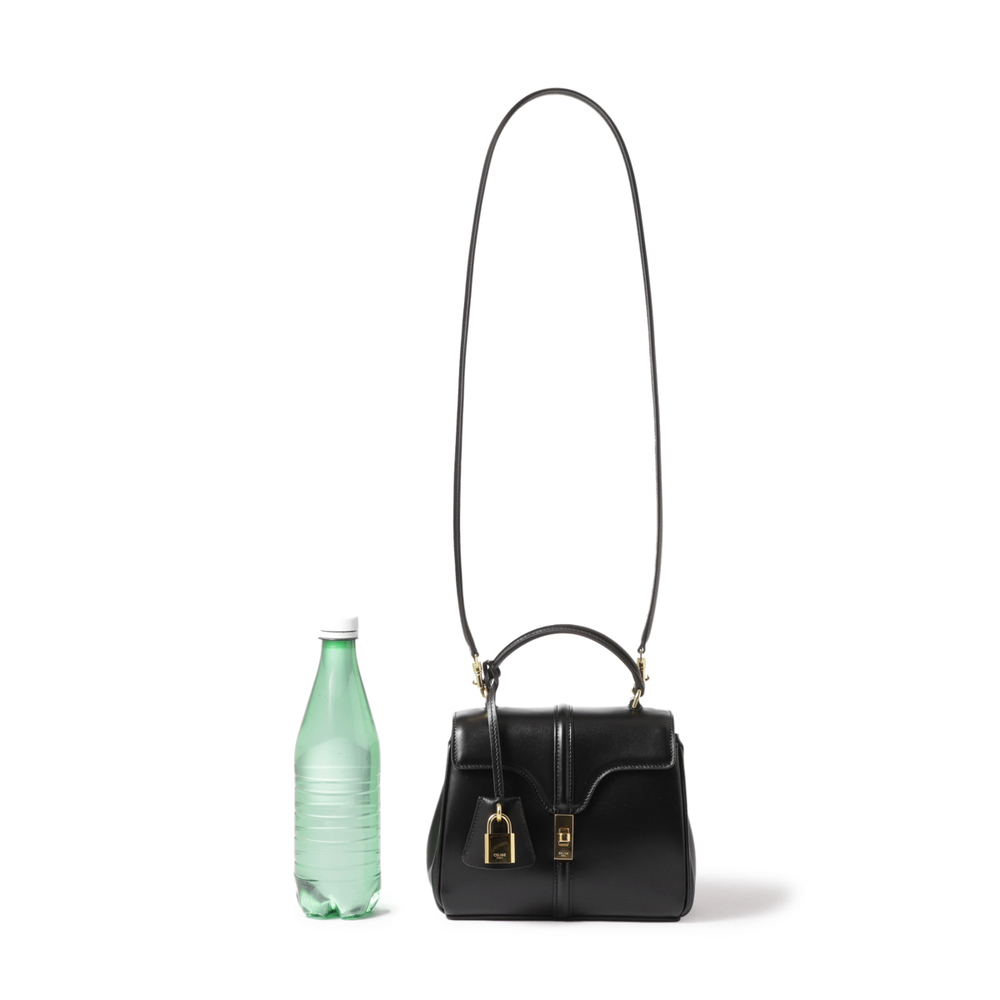 Celine Calfskin Handbag Mini Saise Black - Picture 3 of 10
